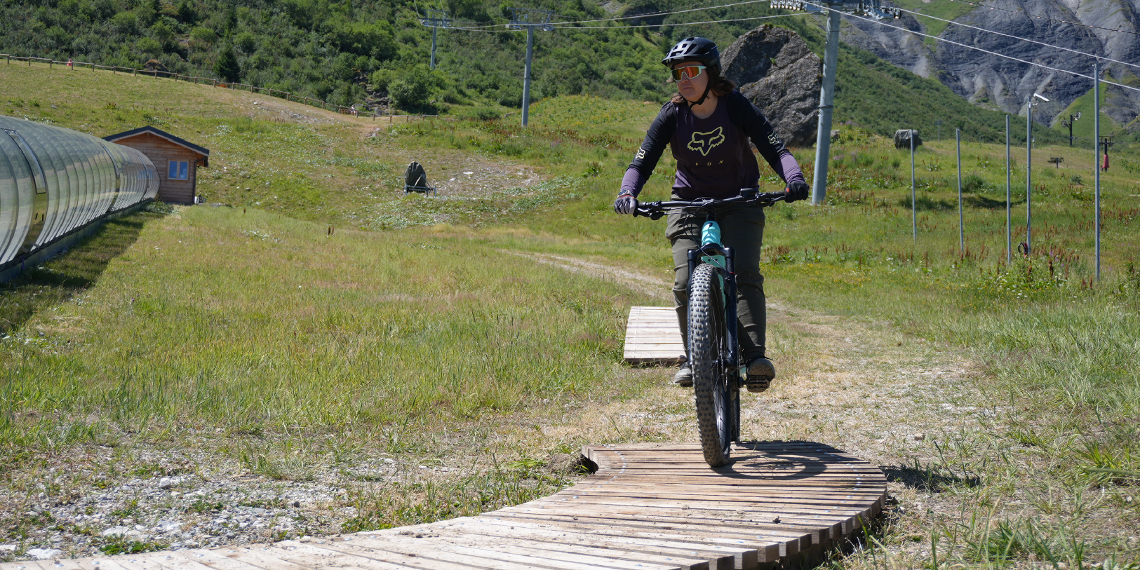 esapce débutant VTT bikepark